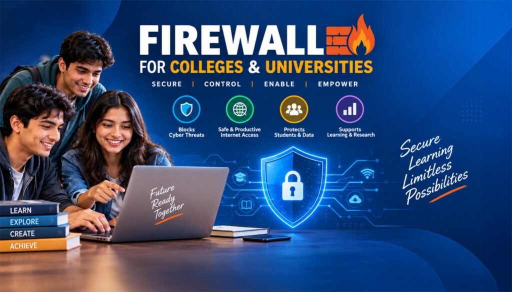 Image of Cybersecurity firewall for College& Universities